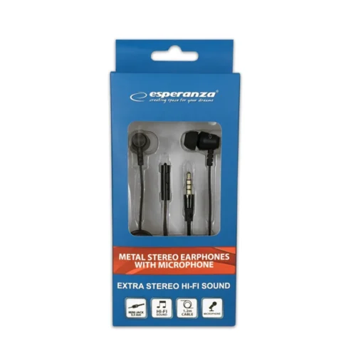 Esperanza METAL EARPHONES WITH MICROPHONE
