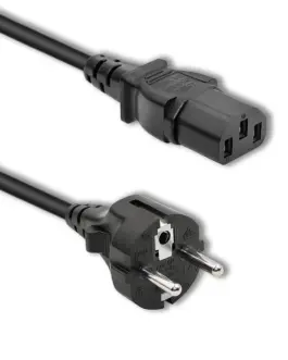 Qoltec Power caable SCHUKO C13 2.5m