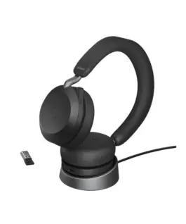 Jabra слушалки Evolve2 75 Link380a MS Stereo Stand
