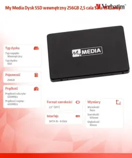 Verbatim SSD Internal 256GB 2