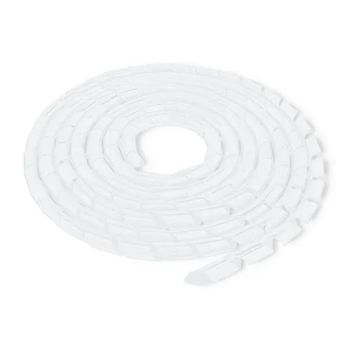 Qoltec кабел organizer 14mm 10m бял