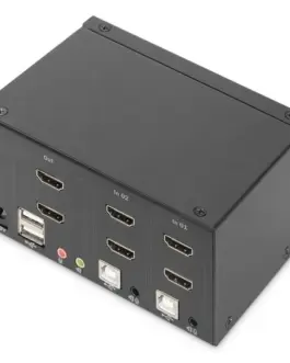 Alternative view of Digitus KVM switch - 2 ports DS-12860