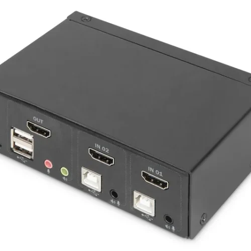 Alternative view of Digitus KVM switch - 2 ports DS-12870