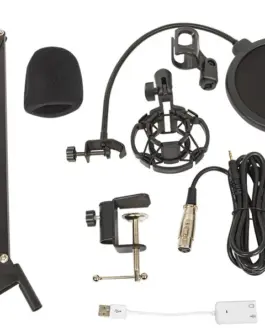 Alternative view of BLOW Microphone Recording with handle