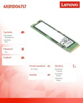 Alternative view of Lenovo LNV ThinkPad 1TB SSD OP AL2 PCIe Gen4 M.2 2280