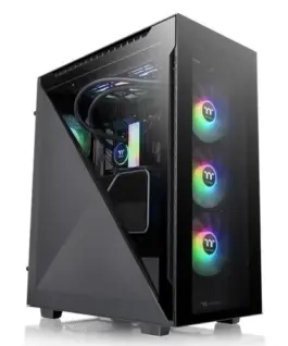 Alternative view of Thermaltake Thermaltake Divider 500 ARGB Tempeчервен Glass Bla