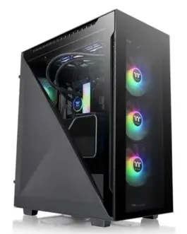 Alternative view of Thermaltake Thermaltake Divider 500 ARGB Tempeчервен Glass Bla