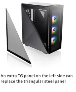 Thermaltake Thermaltake Divider 500 ARGB Tempeчервен Glass Bla