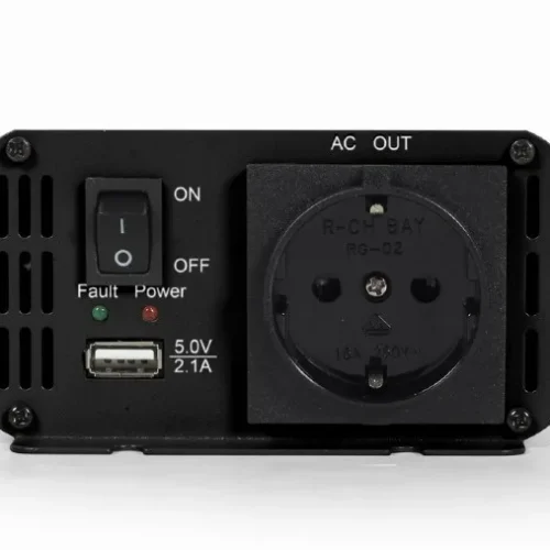 Alternative view of Gembird Car power inverter 12V 500W