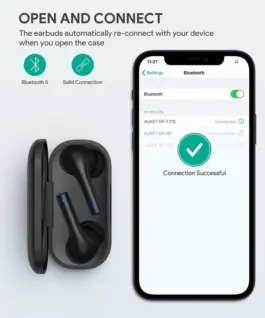 Alternative view of AUKEY AUKEY EP-T21S True Wire less Earbuds 3D Surroun