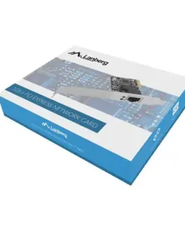 Alternative view of Lanberg Network card PCI-E 1X RJ45 1GB RTL8111C low profile