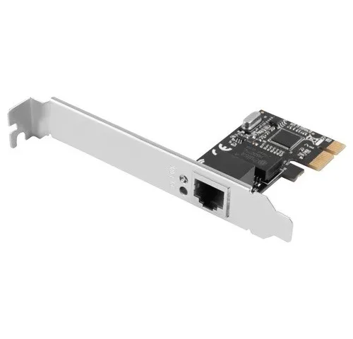 Lanberg Network card PCI-E 1X RJ45 1GB RTL8111C low profile