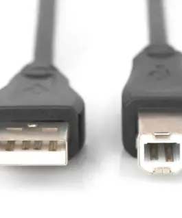 Alternative view of Digitus кабел USB 2.0 HighSpeed Typ USB A/USB B M/M черен 5m