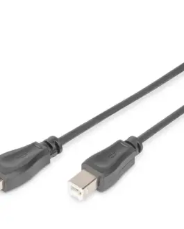 Digitus кабел USB 2.0 HighSpeed Typ USB A/USB B M/M черен 5m