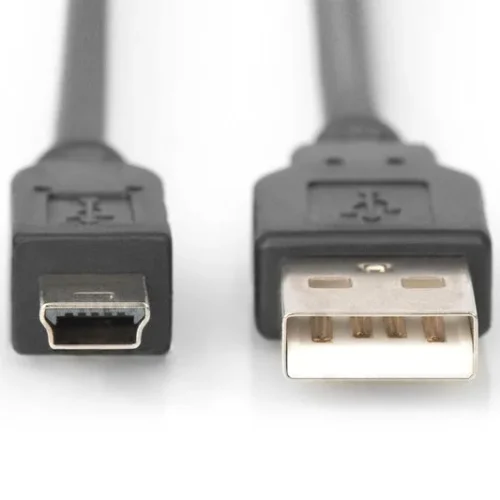 Alternative view of Digitus USB2.0 кабел за връзка A-mini B (5pin)M/M 1.8m