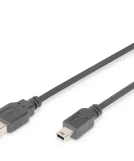 Digitus USB2.0 кабел 3m USB A/miniUSB B (5p) M/M
