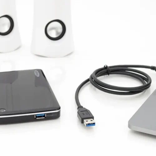 Alternative view of Digitus кабел за връзка USB 3.1 Gen.2 SuperSpeed + 10Gbps USB Type C / USB A M / M, Power Delivery черен 1m
