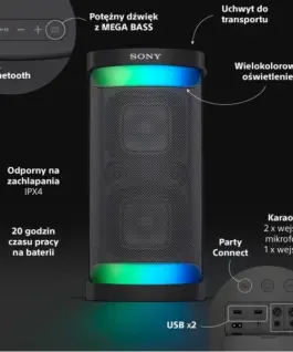 Alternative view of Sony Głośnik SRS-XP500 черен