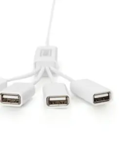 Alternative view of Digitus USB2.0 кабел Hub 4xUSB A /F - 1xUSB A/M passive