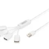 Digitus USB2.0 кабел Hub 4xUSB A /F - 1xUSB A/M passive