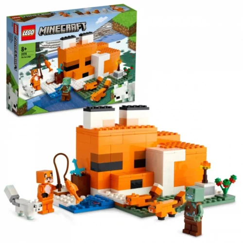 Alternative view of LEGO Bricks Minecraft 21178 The Fox Lodge