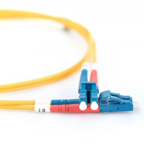 Alternative view of Digitus Patch cord FO SM 09/125 OS2 LC-LC duplex 1m жълт