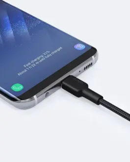 Alternative view of AUKEY CB-CA1 OEM nylon Quick Charge USB C-USB A 3.1 | FCP | AFC | 1m | 5Gbps | 3A | 60W PD | 20V