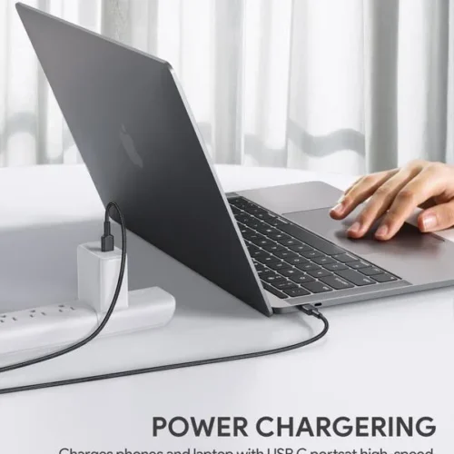 AUKEY CB-CC03 OEM ultra fast nylon Quick Charge USB C – USB C | 0.3m | 5Gbps | 60W PD |