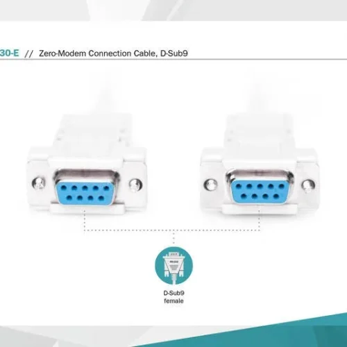 Digitus Zero-Modem connection ca ble 9/F-9/F