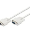 Digitus RS232 кабел за връзка 1: 1 type DSUB9 / DSUB9 M / M бежов 2m