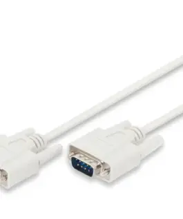 Digitus RS232 кабел за връзка 1: 1 type DSUB9 / DSUB9 M / M бежов 2m