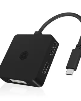 Alternative view of IcyBox ICY BOX IB-DK1104-C 4in1, HDMI,DP,DVI-D,VGA