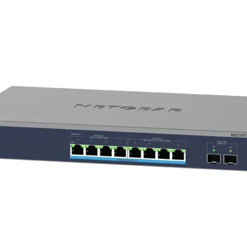 Netgear Switch Smart MS510TXUP 4×2.5G PoE++ 4x10G PoE++ 2xSFP+