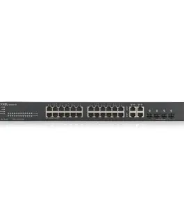 Alternative view of Суич ZYXEL GS1920-24V2, 24 портов Gigabit Smart-Managed,Fanless, за монтаж в шкаф