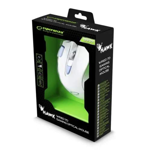 Esperanza WIчервен MOUSE FOR GAMERS 7D OPT. USB MX401 HAWK