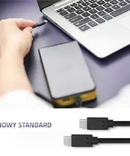 Alternative view of Qoltec USB 3.1 type C male USB 3.1 type C male