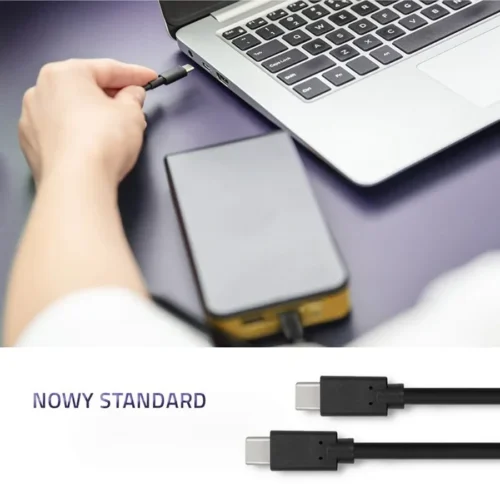Alternative view of Qoltec USB 3.1 type C male USB 3.1 type C male