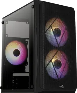 AeroCool CS-107 черен ARGB USB 3.0 Mini Tower