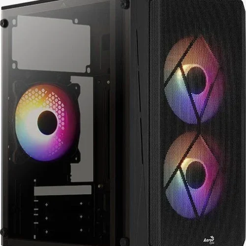 Alternative view of AeroCool CS-107 черен ARGB USB 3.0 Mini Tower