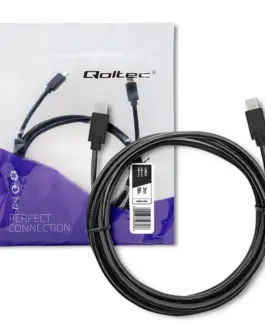 Qoltec USB 3.1 type C male USB 3.1 type C male