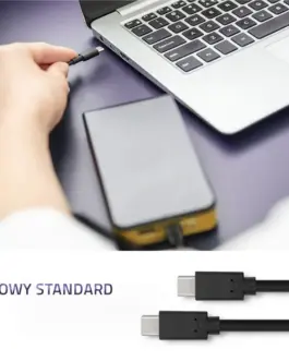 Alternative view of Qoltec USB 3.1 type C male USB 3.1 type C male