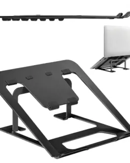 Alternative view of Maclean Fordable Лаптоп stand черен ErgoOffice ER-416