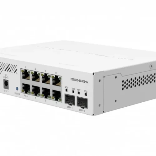 Alternative view of Mikrotik MikroTik Switch 8x1GbE 2xSFP+ CSS610-8G-2S+I