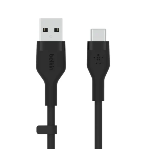 Belkin кабел BoostCharge USB-A/USB-C silicone 1m черен
