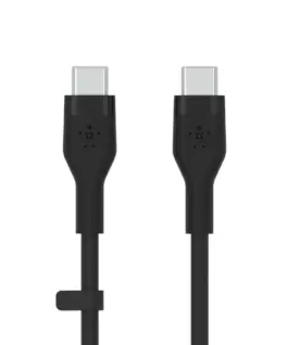 Belkin кабел BoostCharge USB-C/USB-C 2.0 silicone 1m черен