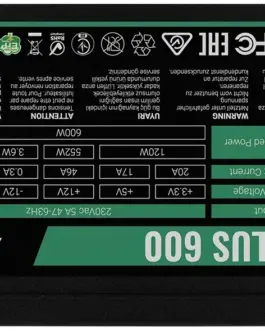Alternative view of AeroCool захранващ блок VX PLUS 600W ATX