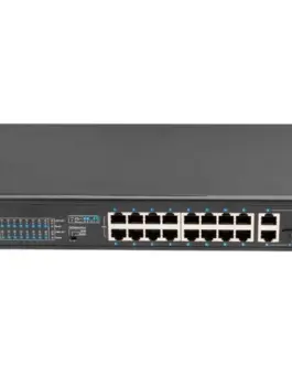 Lanberg Switch 16X 100MB POE+/2X combo unmanagedrack 19-inch gigabit ethernet 150W