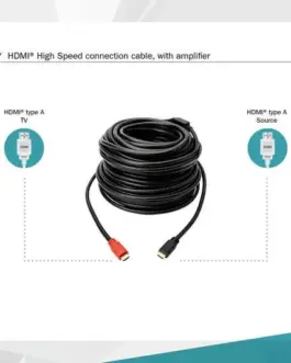 Alternative view of Digitus V1.3 HDMI кабел Type AM / M HQ with amplifier 30m FullHD (1080p), 3D, GOLD