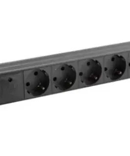 Lanberg Surge protector Rack PDU 19 1U 10A 7X SCHUKO 2m черен C14