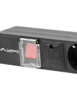 Alternative view of Lanberg Surge protector Rack PDU 19 1U 10A 7X SCHUKO 2m черен C14